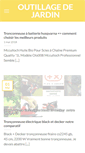 Mobile Screenshot of outillage-jardin.com